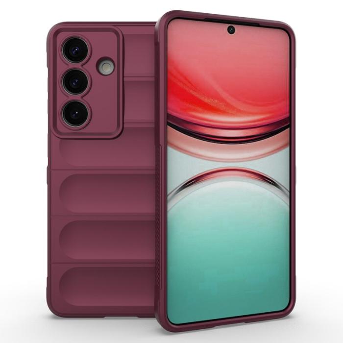 OEM - Samsung Galaxy S26 Plus Mobilskal Anti-Drop Mjuk TPU Robust - Vinröd