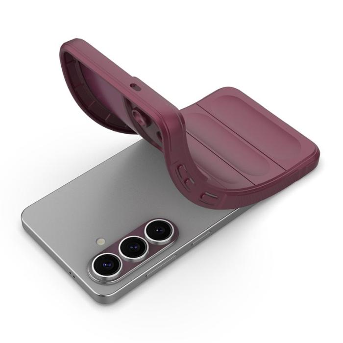 OEM - Samsung Galaxy S26 Plus Mobilskal Anti-Drop Mjuk TPU Robust - Vinröd