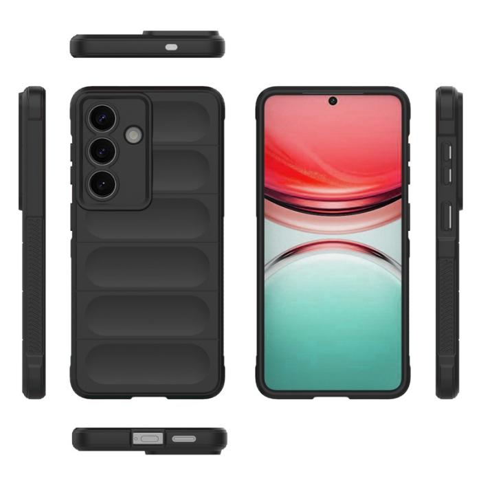 OEM - Samsung Galaxy S26 Plus Mobilskal Anti-Drop Mjuk TPU Rugged - Svart