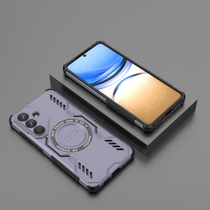 OEM - Samsung Galaxy S26 Plus Mobilskal Magnetiskt Butterfly Armor PC + TPU - Lila