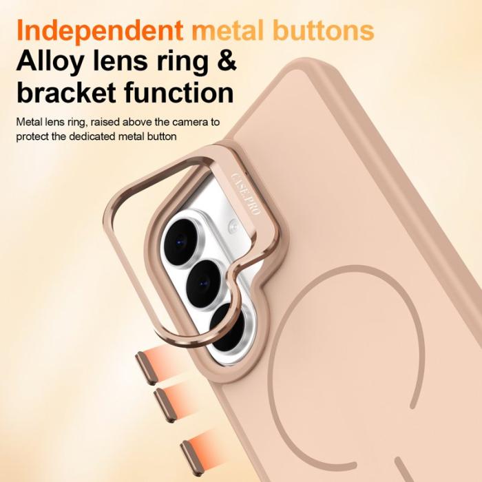 OEM - Samsung Galaxy S26 Plus Mobilskal Plast Med Fällbar Ställning - Guld