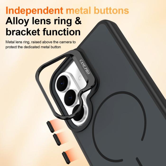 OEM - Samsung Galaxy S26 Plus Mobilskal Plast Med Ställning - Svart