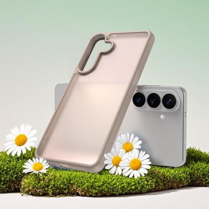 OEM - Samsung Galaxy S26 Plus Mobilskal Stöttåligt Airbags Frostad Plast - Orange