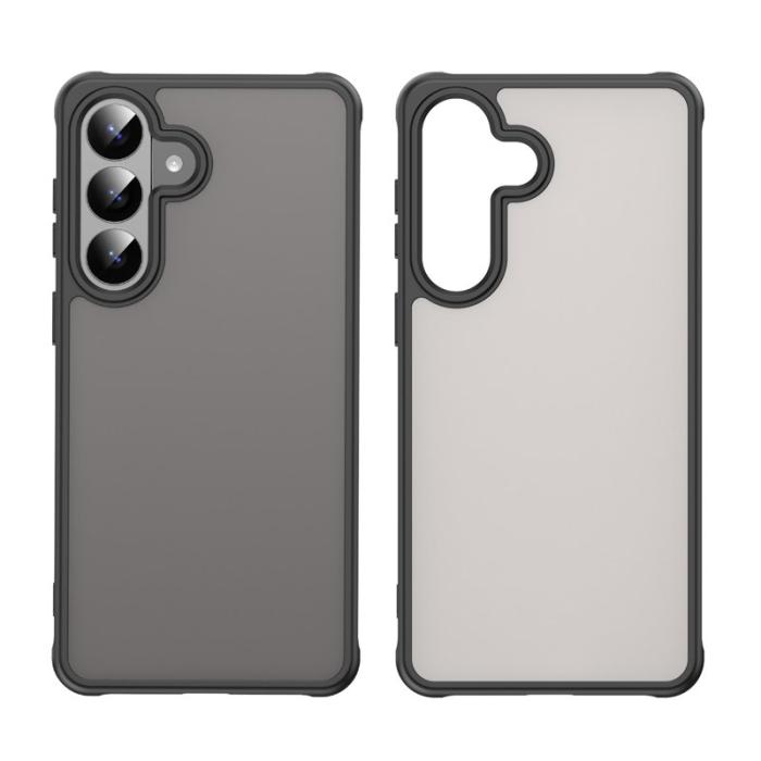 OEM - Samsung Galaxy S26 Plus Mobilskal Stöttåligt Airbags Frostad Plast - Svart