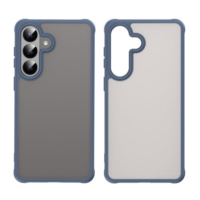 OEM - Samsung Galaxy S26 Plus Mobilskal Stöttåligt Luftkuddar Frostad Plast - Blå