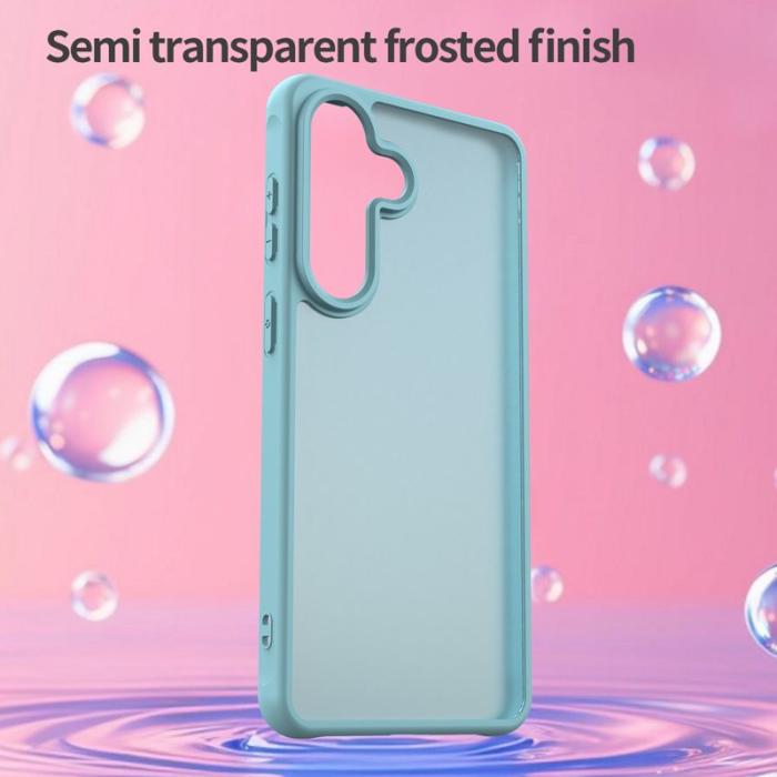 OEM - Samsung Galaxy S26 Plus Mobilskal Stöttåligt Luftkuddar Frostad Plast - Ljusgrön