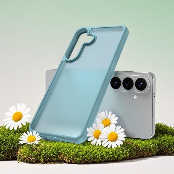 OEM - Samsung Galaxy S26 Plus Mobilskal Stöttåligt Luftkuddar Frostad Plast - Ljusgrön