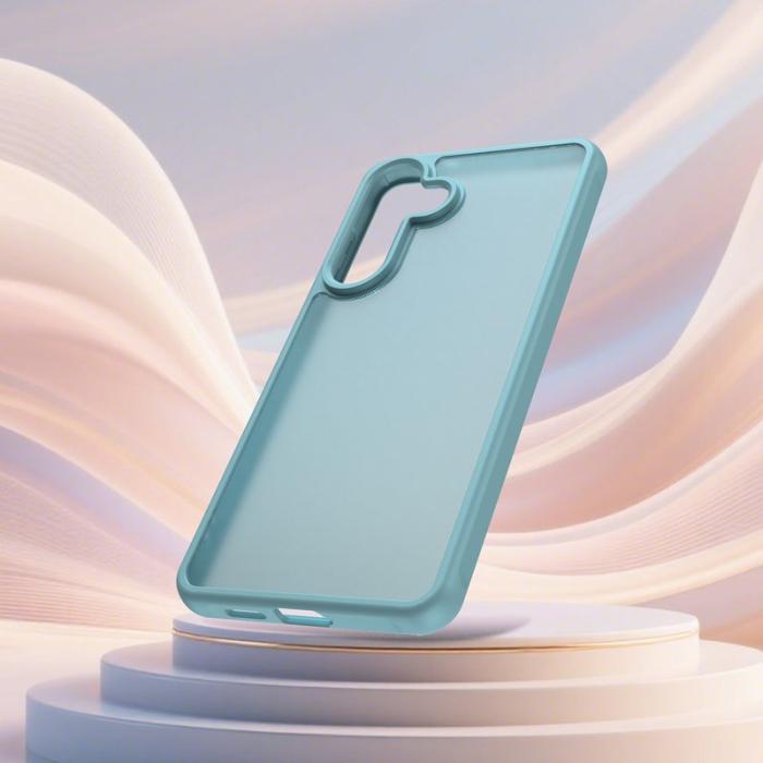 OEM - Samsung Galaxy S26 Plus Mobilskal Stöttåligt Luftkuddar Frostad Plast - Ljusgrön