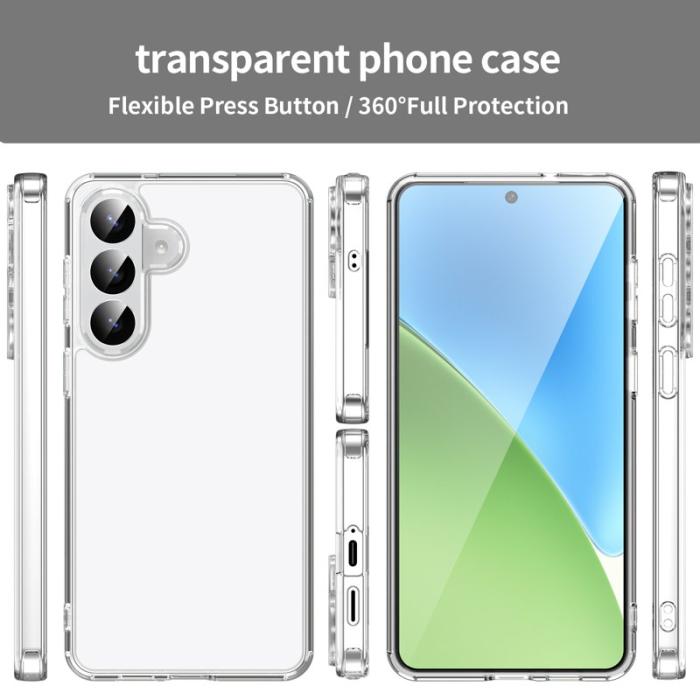 OEM - Samsung Galaxy S26 Plus Mobilskal TPU + Akryl Bakcover AntiGulning Transparent