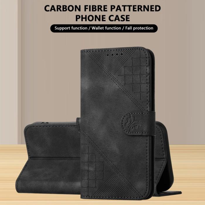 OEM - Samsung Galaxy S26 Pro Fodral Äkta Läder Fjäril Blomma - Svart