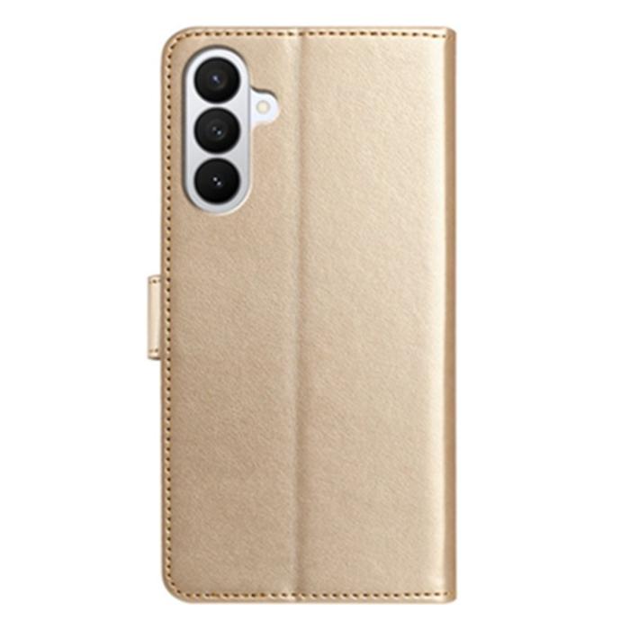 OEM - Samsung Galaxy S26 Pro Fodral PU Läder Folio Ställ - Guld