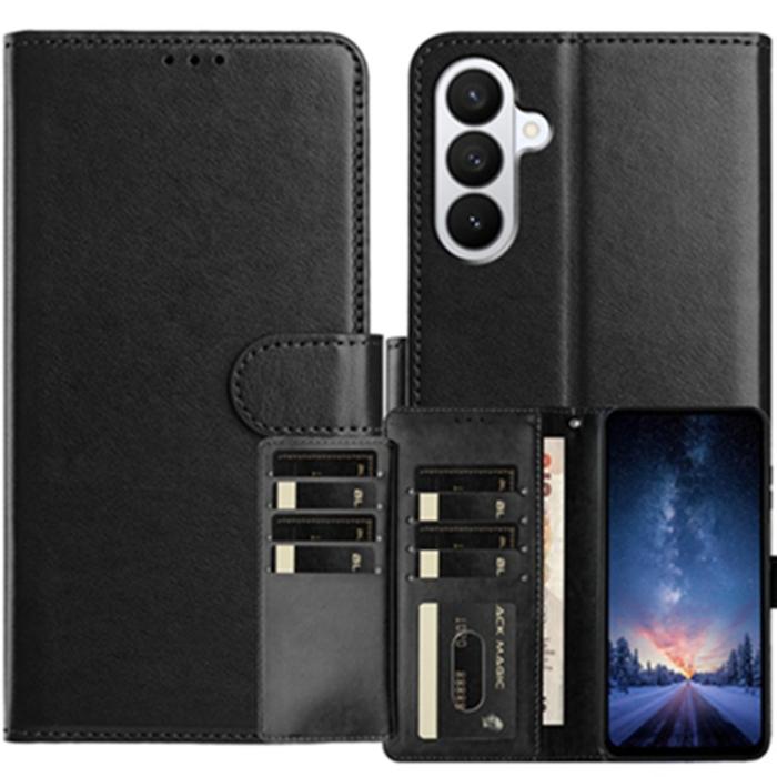 OEM - Samsung Galaxy S26 Pro Fodral PU Läder Folio Ställ - Svart