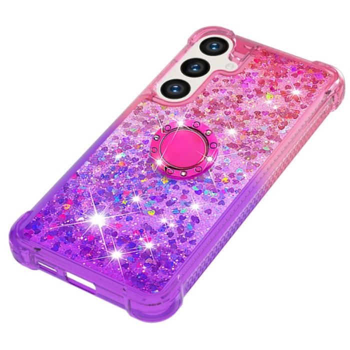 BINFEN COLOR - Samsung Galaxy S26 Pro Skal TPU Gradiant Stöd Skydd - Rosa+Lila