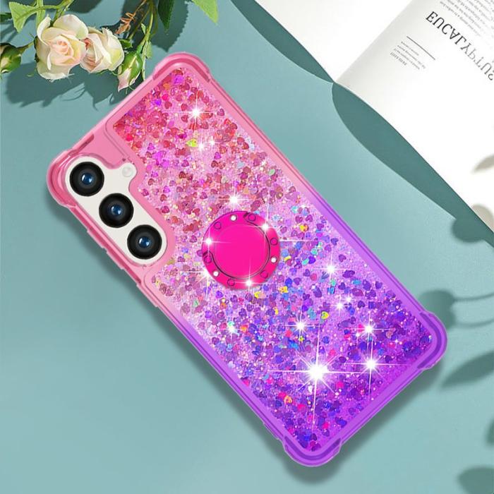 BINFEN COLOR - Samsung Galaxy S26 Pro Skal TPU Gradiant Stöd Skydd - Rosa+Lila