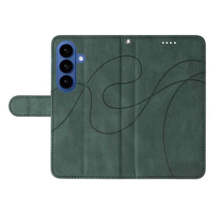 OEM - Samsung Galaxy S26 / S26 Pro Fodral Ställ Äkta Läder Ställ - Grön