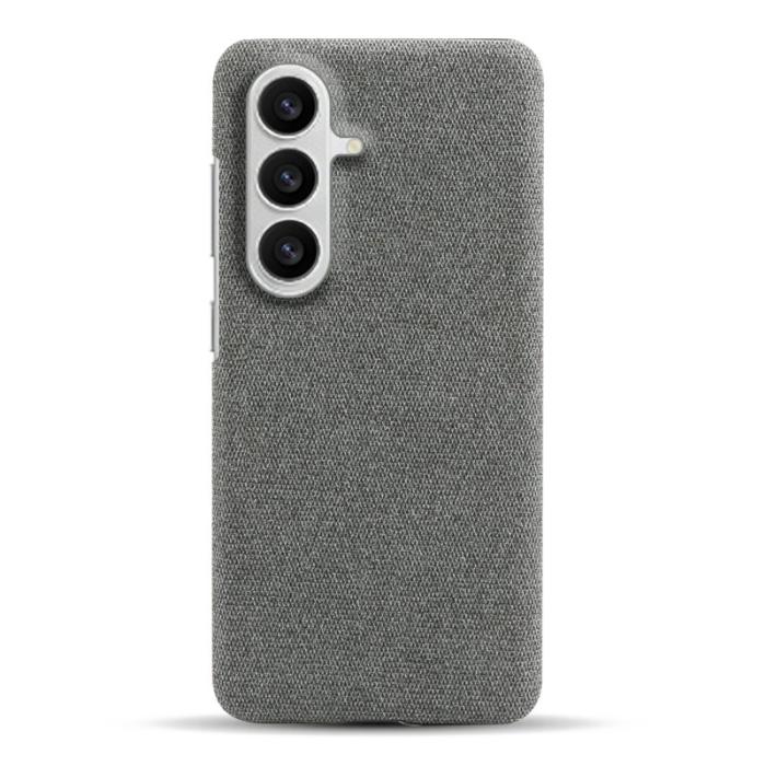 OEM - Samsung Galaxy S26 / S26 Pro Skal Klädd Textur Anti-Scratch Plast - Grå