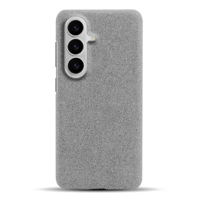 OEM - Samsung Galaxy S26/S26 Pro Skal Klädd Textur Anti-Scratch Plast - Ljusgrå