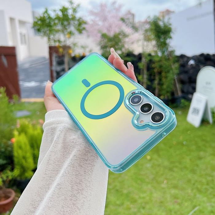 OEM - Samsung Galaxy S26/S26 Pro Skal Magnetiskt Färgskiftande TPU - Blå