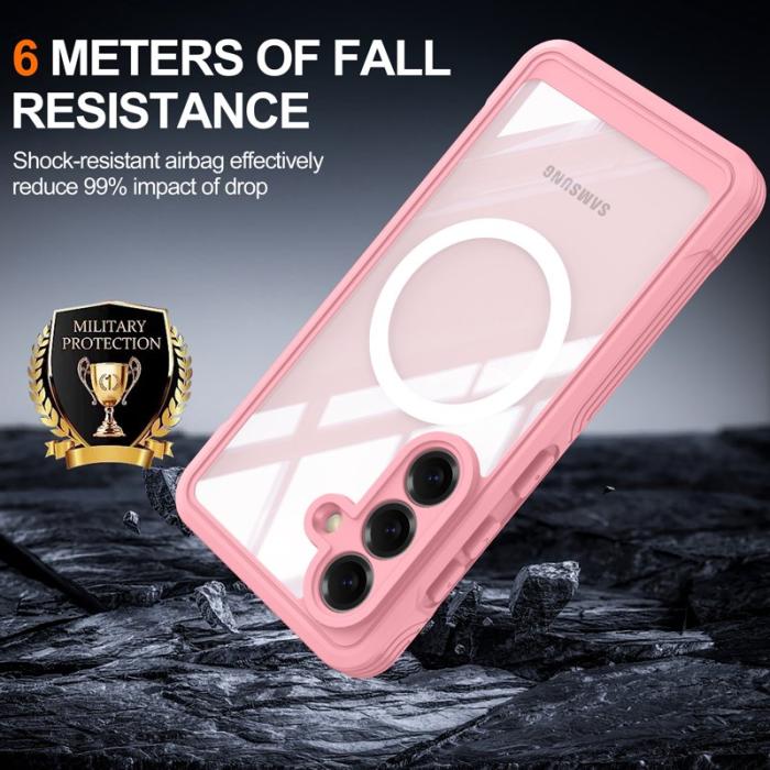 OEM - Samsung Galaxy S26 / S26 Pro Skal Plast Magnetiskt Fodral - Rosa