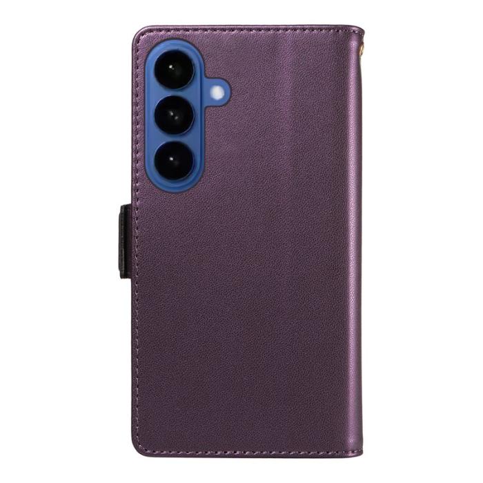 OEM - Samsung Galaxy S26/S26 Pro Skal PU Läder Ställ - Lila