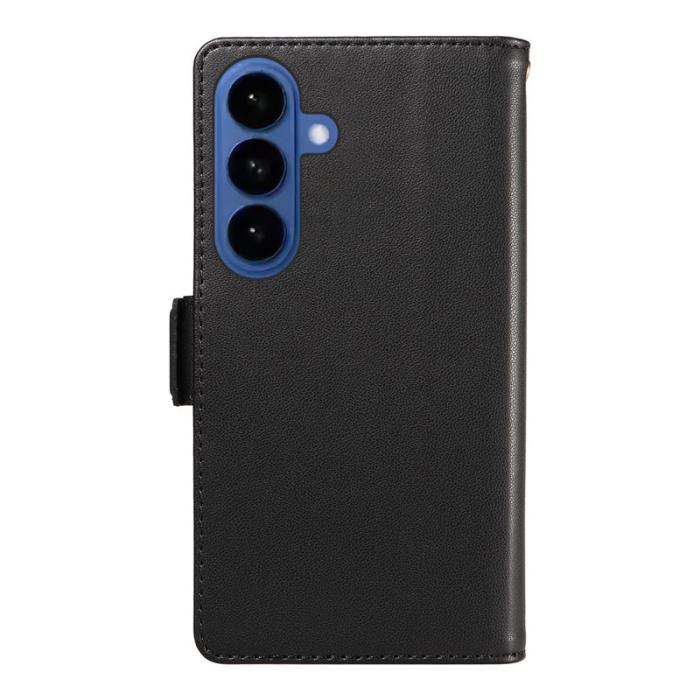 OEM - Samsung Galaxy S26/S26 Pro Skal PU Läder Ställ - Svart