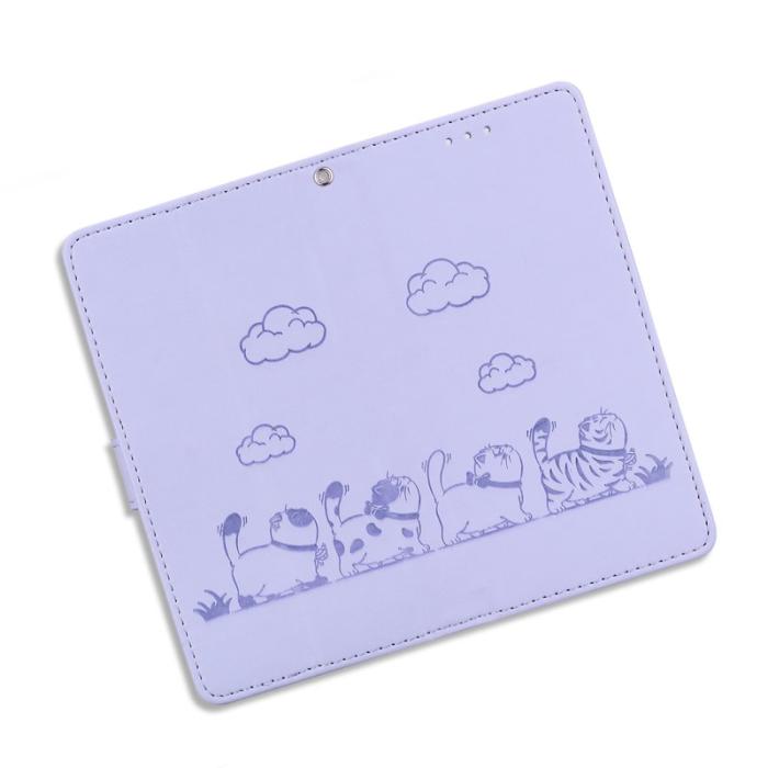 OEM - Samsung Galaxy S26 / S26 Pro Skal RFID Skydd TPU + Konstläder - Lila