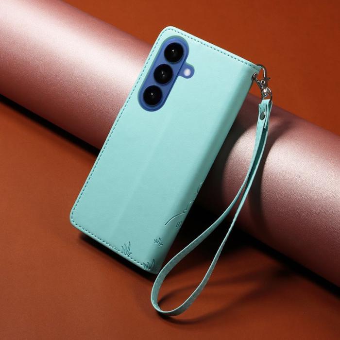 OEM - Samsung Galaxy S26 / S26 Pro Skal RFID Skydd PU Läder - Grön