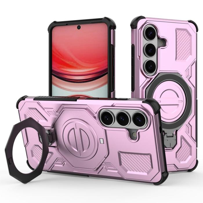 OEM - Samsung Galaxy S26/S26 Pro Skal Shockproof PC + TPU - Rosa
