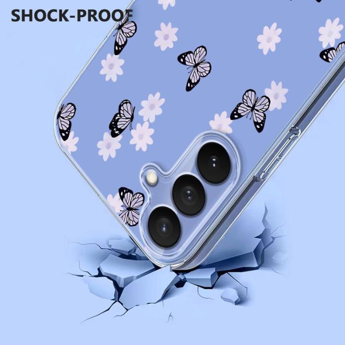 OEM - Samsung Galaxy S26 / S26 Pro Skal TPU Blommönster - Fjärilar