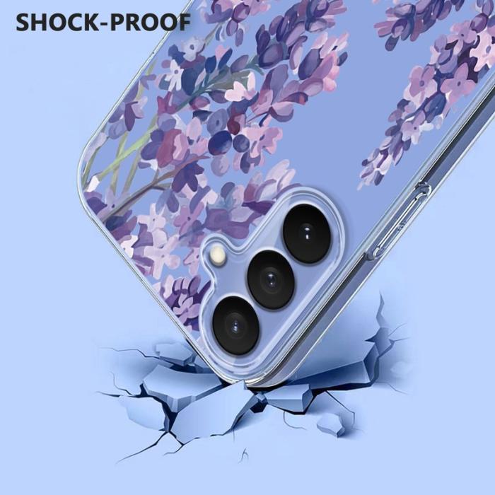 OEM - Samsung Galaxy S26 / S26 Pro Skal TPU Blommönster - Wisteria