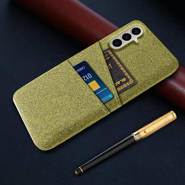 OEM - Samsung Galaxy S26/S26 Pro Skal Tyg + Hård PC - Gul