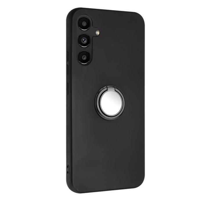 OEM - Samsung Galaxy S26+ Skal Ring Kickstand Mjuk TPU Matt - Svart