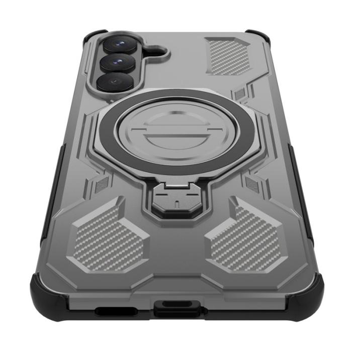 OEM - Samsung Galaxy S26+ Mobilskal Stötsäker PC + TPU - Grå