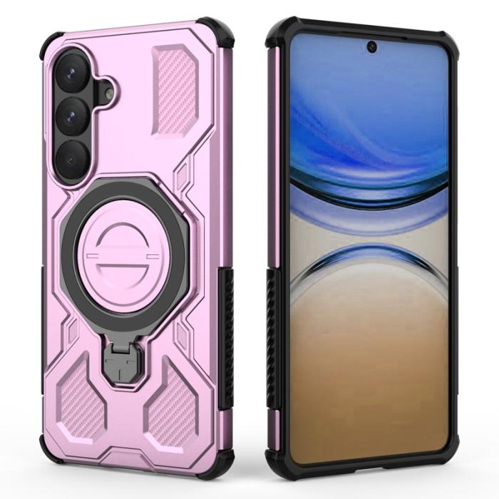 OEM - Samsung Galaxy S26+ Mobilskal Stötsäker PC + TPU - Rosa