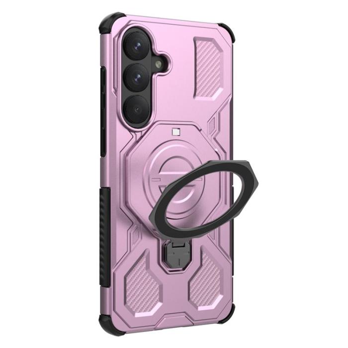 OEM - Samsung Galaxy S26+ Mobilskal Stötsäker PC + TPU - Rosa