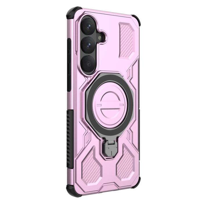 OEM - Samsung Galaxy S26+ Mobilskal Stötsäker PC + TPU - Rosa