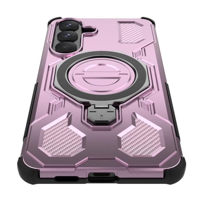 OEM - Samsung Galaxy S26+ Mobilskal Stötsäker PC + TPU - Rosa