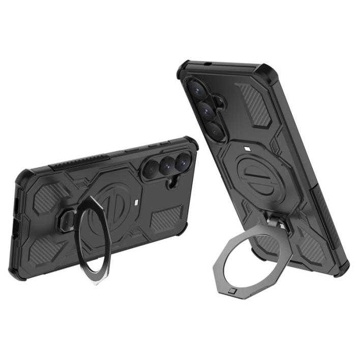 OEM - Samsung Galaxy S26+ Mobilskal Stötsäker PC + TPU - Svart