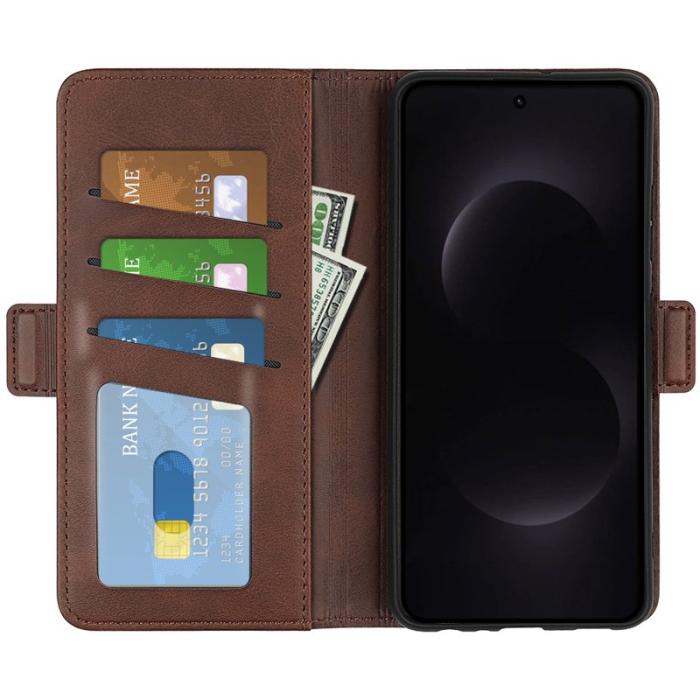 N.BEKUS - Samsung Galaxy S26 Ultra Fodral Äkta Läder - Brun