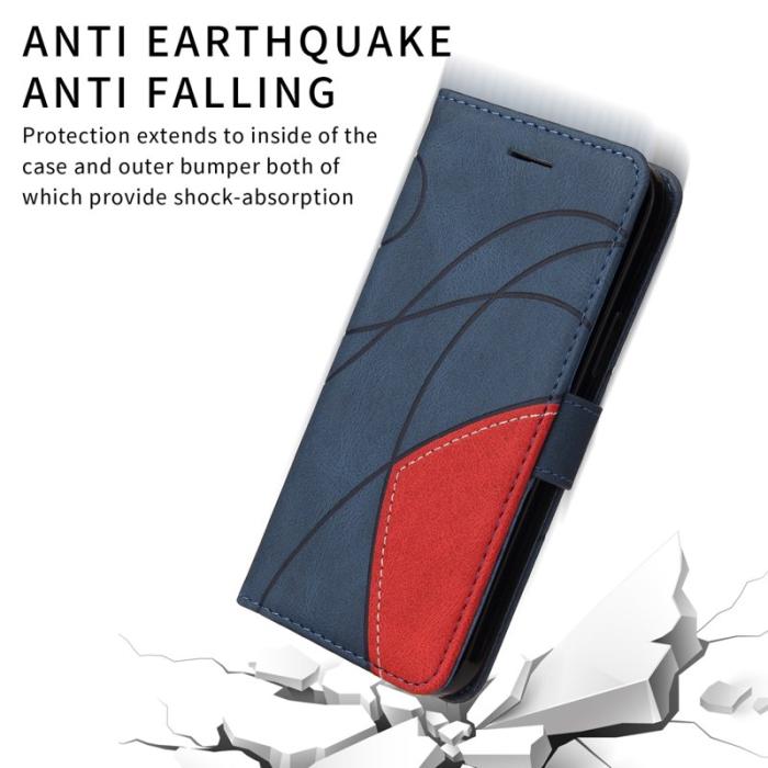 OEM - Samsung Galaxy S26 Ultra Fodral Äkta Läder Ställ - Blå