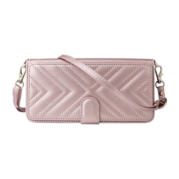 OEM - Samsung Galaxy S26 Ultra Fodral Äkta Läder Ställ - Rosa