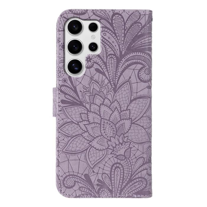 OEM - Samsung Galaxy S26 Ultra Fodral Konstläder Flip - Lila