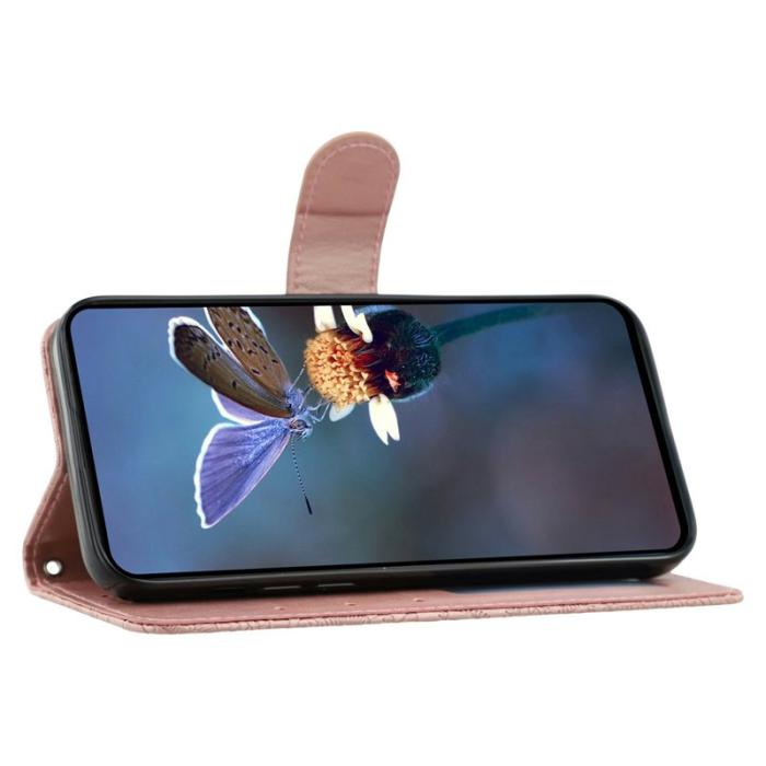 OEM - Samsung Galaxy S26 Ultra Plånboksfodral Konstläder Flip - Roséguld