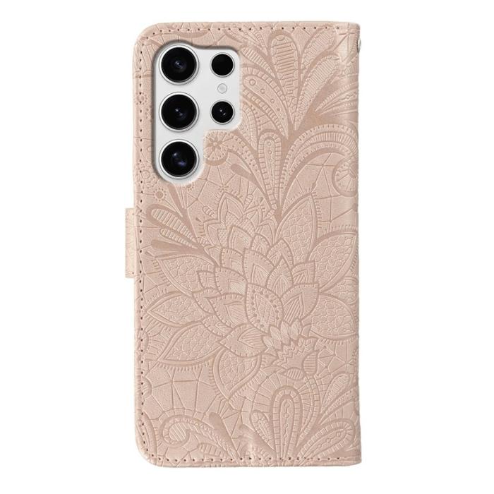OEM - Samsung Galaxy S26 Ultra Plånboksfodral Konstläder Flip - Roséguld