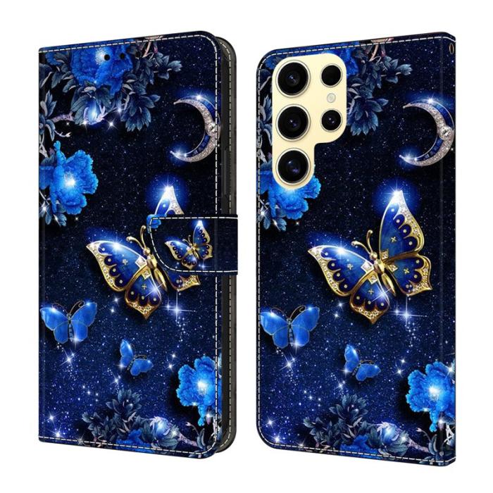 OEM - Samsung Galaxy S26 Ultra Fodral Konstläder Mönstertryck - Brilliant Butterfly