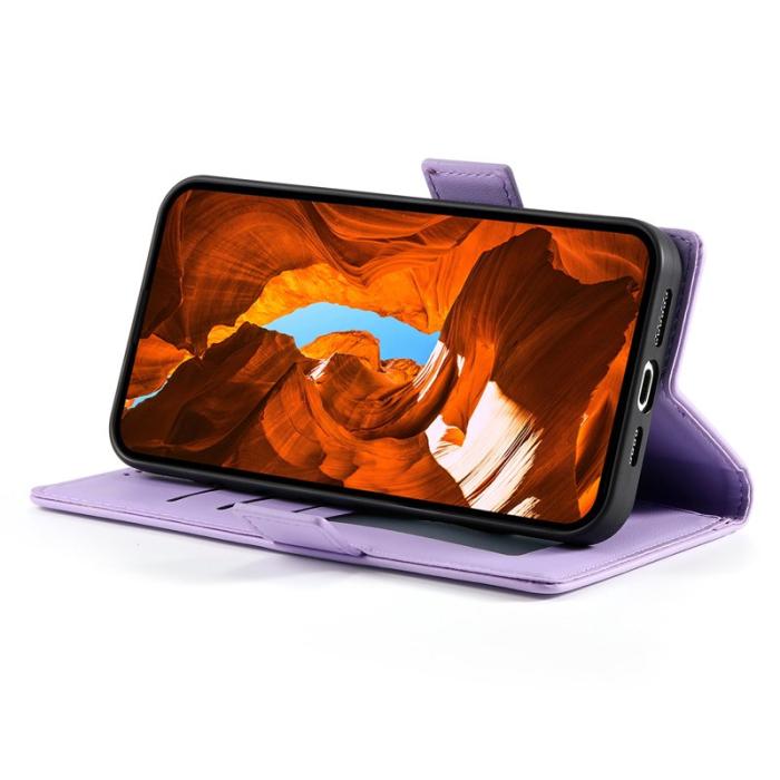 OEM - Samsung Galaxy S26 Ultra Fodral Konstläder Ställ - Lila