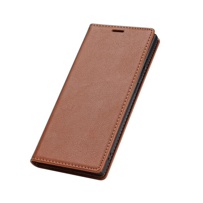 OEM - Samsung Galaxy S26 Ultra Fodral Magnetisk Stängning Konstläder - Brun