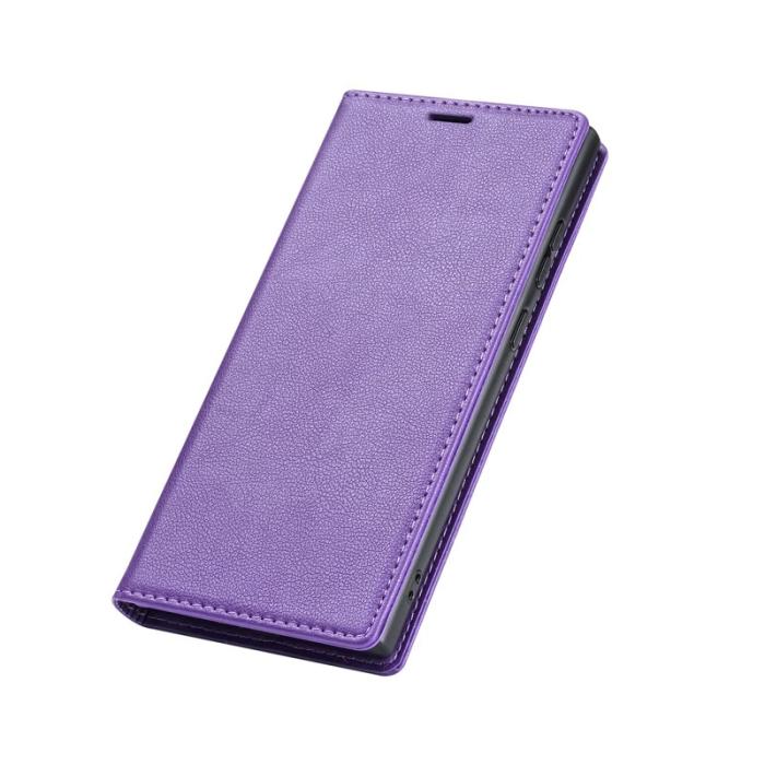 OEM - Samsung Galaxy S26 Ultra Fodral Magnetisk Stängning PU Läder - Lila