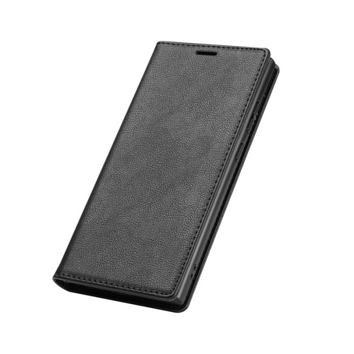 OEM - Samsung Galaxy S26 Ultra Fodral Magnetisk Stängning PU Läder - Svart