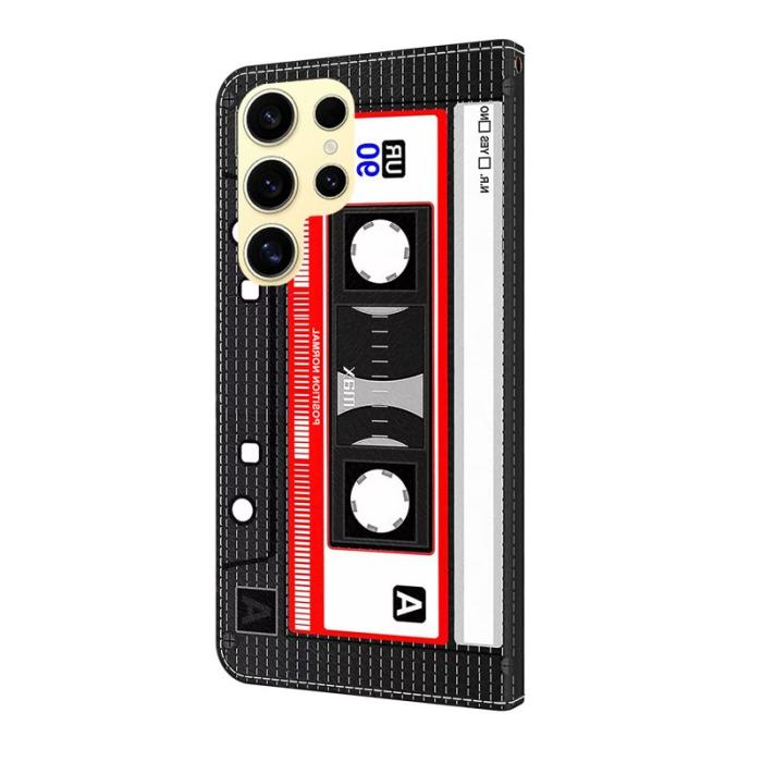 OEM - Samsung Galaxy S26 Ultra Fodral Mönstertryck Ställ Läder Flip - Tape